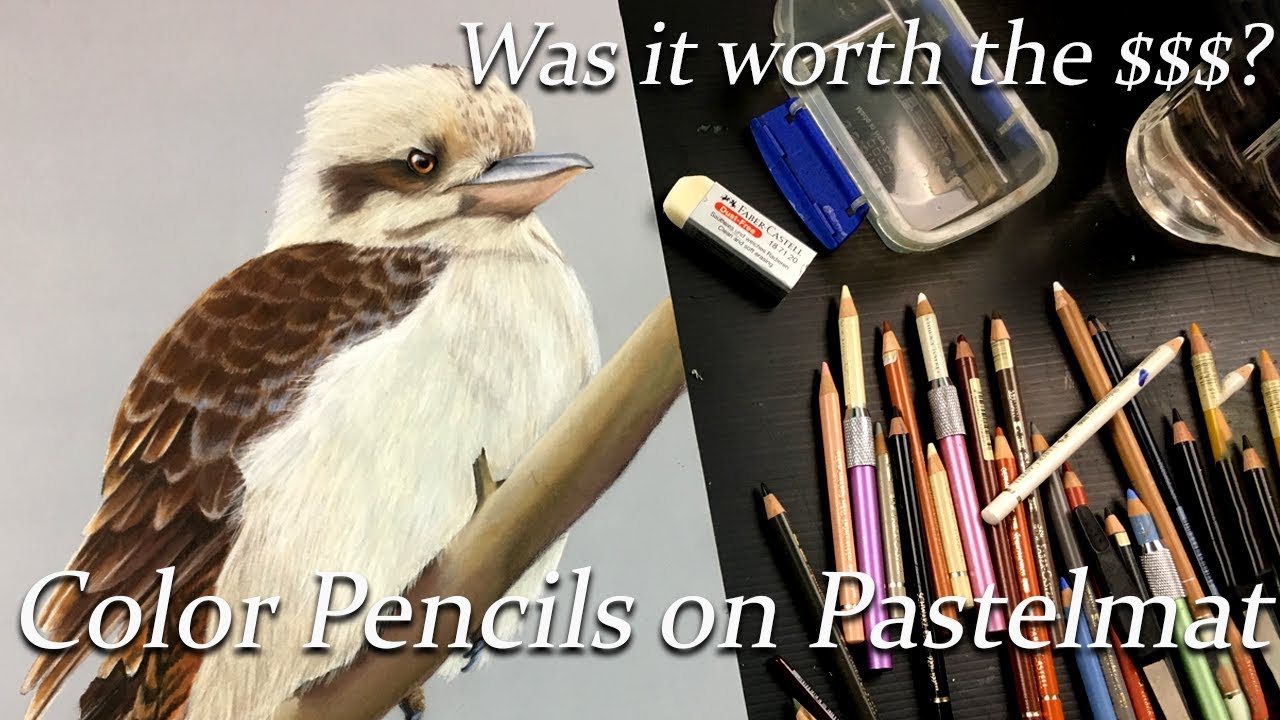 Using My color pencils on Pastelmat