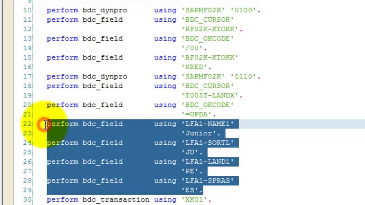 Abap en Español - Clase 004  - Batch Input