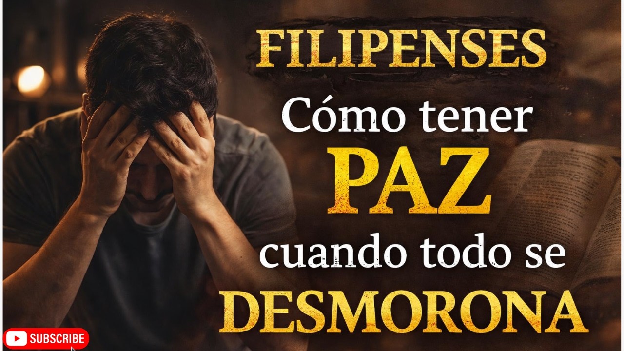Filipenses: cómo tener paz cuando tu vida se está desmoronando