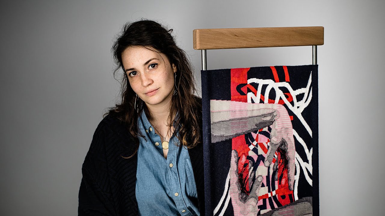 Tiphaine CAILLOUX - Débrouiller, Tapisserie de haute lisse