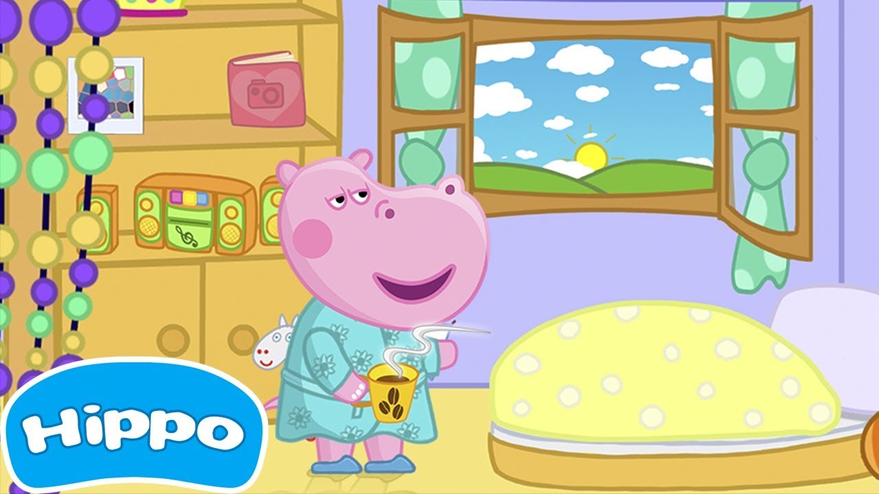 Hippo 🌼 Historias de niños Buenos días 🌼Juego de dibujos animados para los niños