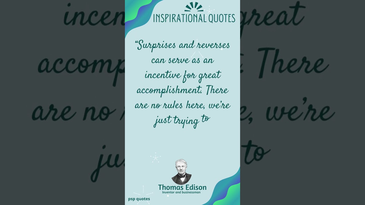 Thomas Edison Quotes #18 | Thomas Edison Quotes about life  |  Life Quotes | Quotes #shorts