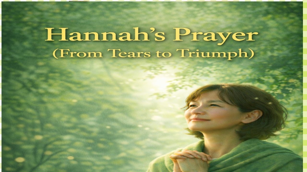 Hannah’s Prayer( From Ashes to Glory)