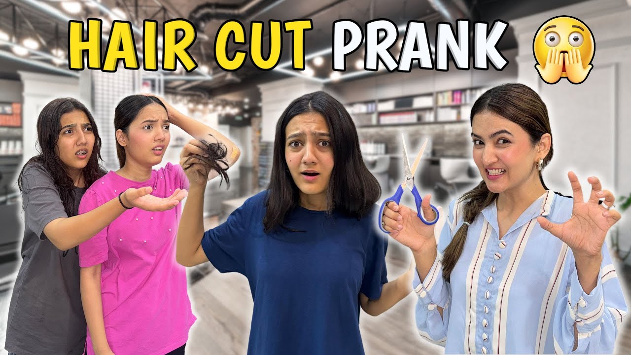 Rabia ky sath hair cut Prank kiya | Fatima ko chot lag gai | Hira Faisal | Sistrology