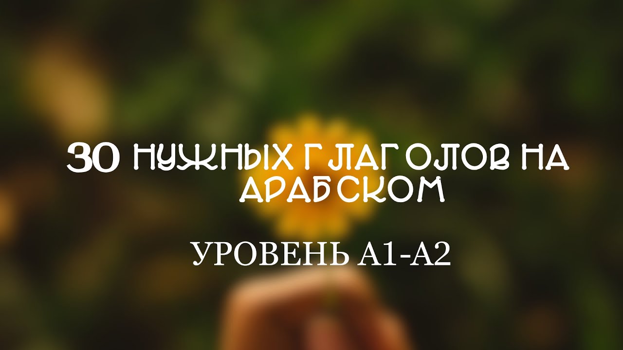 30 глаголов на арабском для начинающих | Мединский курс | Байна Ядайк