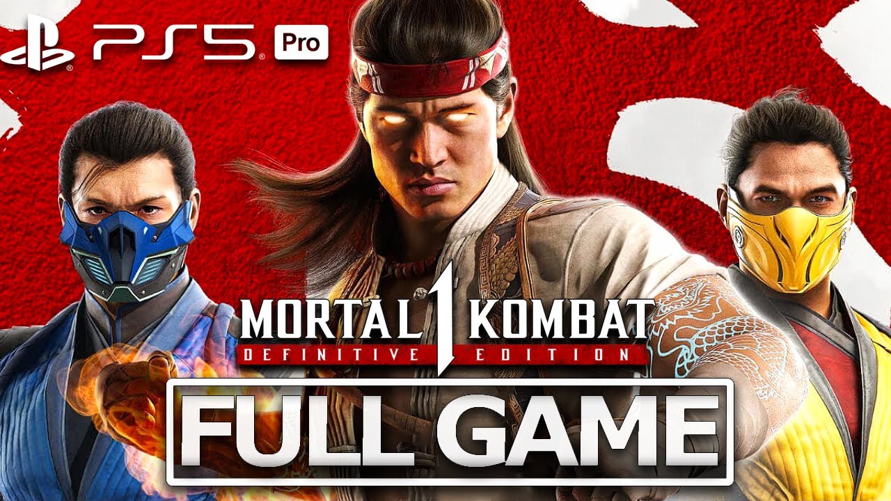 MORTAL KOMBAT 1 DEFINITIVE EDITION Full Gameplay Walkthrough / No Commentary【FULL GAME】4K Ultra HD