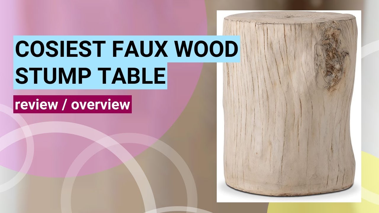 Reviewing the COSIEST Faux Wood Outdoor Side Table: A Stylish and Eco-Friendly Choice!