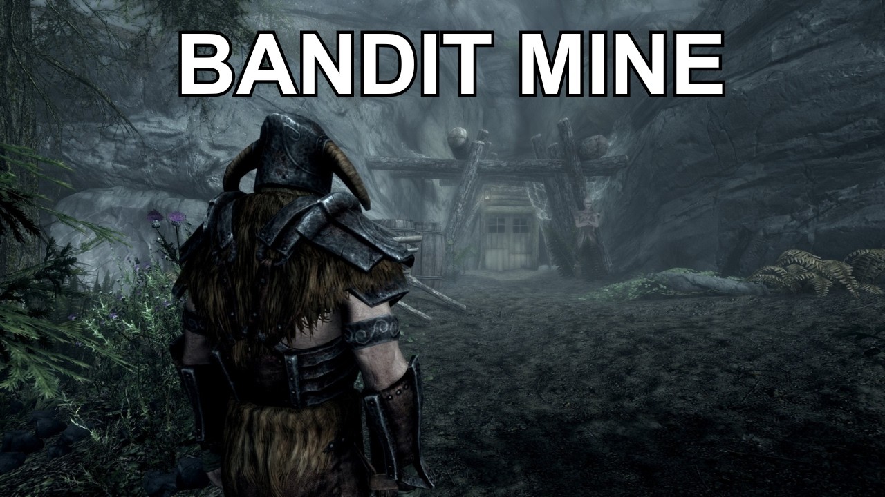 A Bandit Mine in Silence | Relaxing Skyrim Music & Ambience