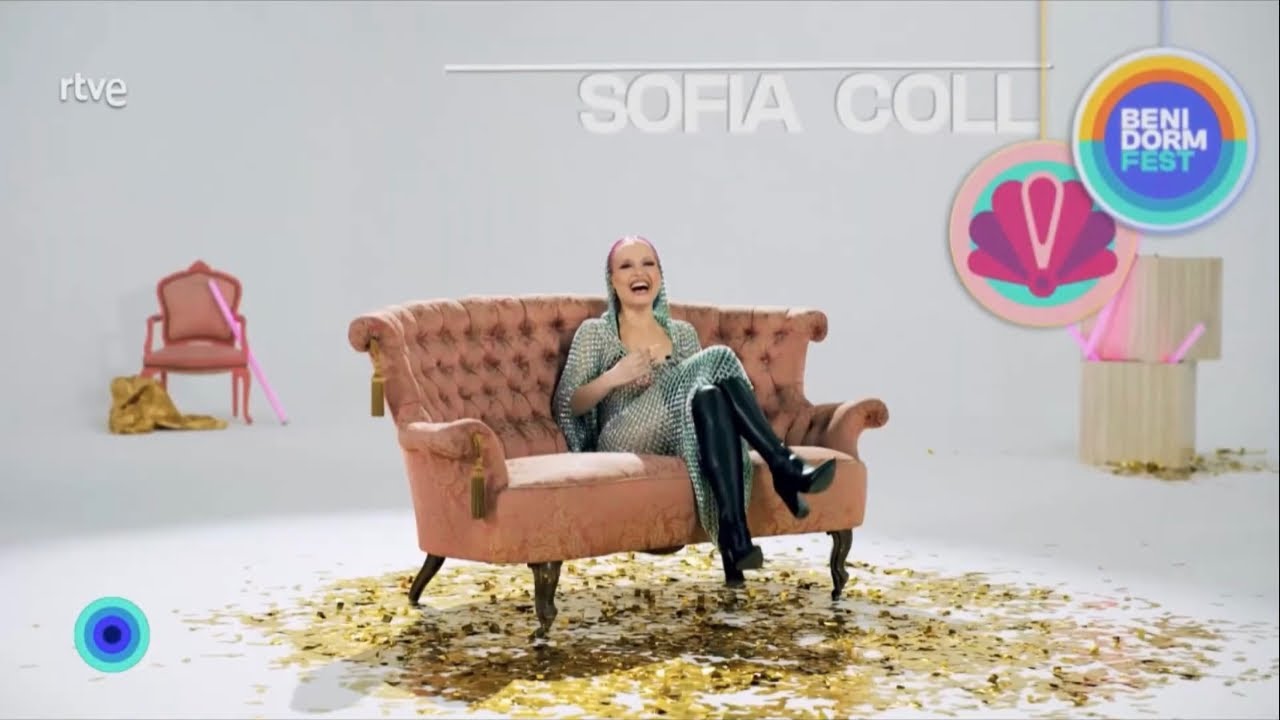 Sofia Coll Postcard - Benidorm Fest Grand Final 2024 + Post-performance Insert