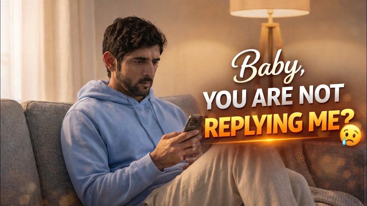 Baby you are not replying me? | Sheikh Hamdan Fazza Poetry | Tribute by Fazza Poems Studio