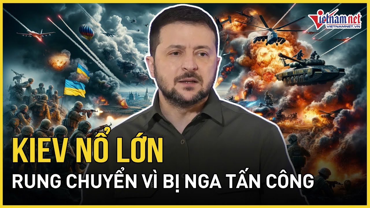Kiev nổ lớn, rung chuyển vì bị Nga tấn công, người Ukraine mất ngủ cả đêm tìm nơi ẩn náu