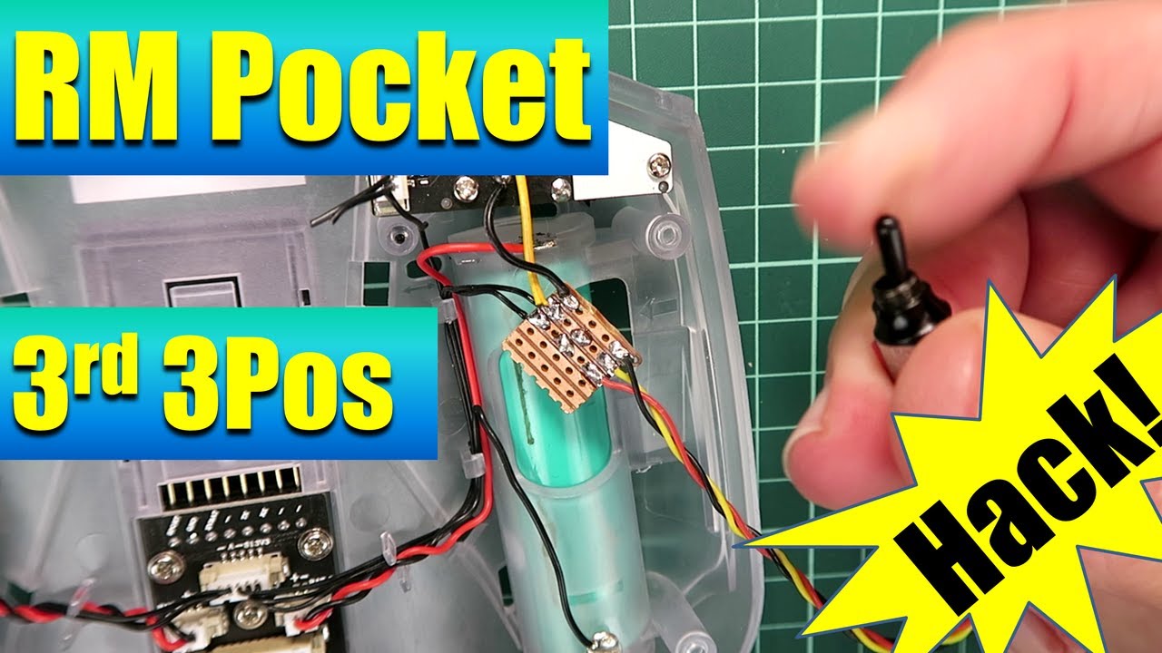 Add a 3-Way Switch to Your Radiomaster Pocket – Easy DIY Mod for More Flight Control!