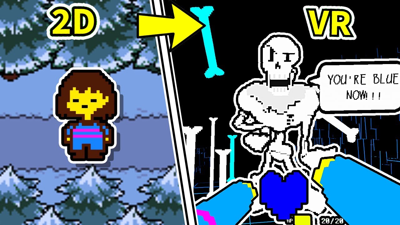 Я добавил VR-бои в UNDERTALE!