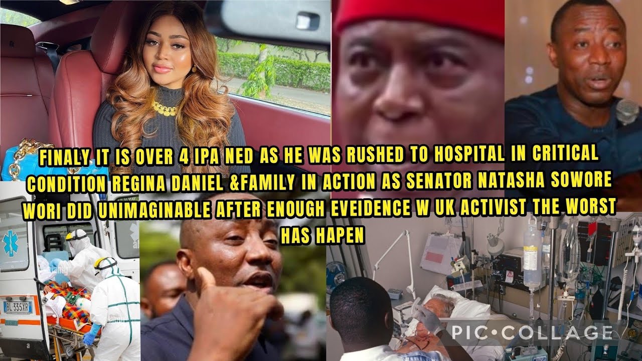 FINALY IT IS OVER 4 IPA NED AS HE WAS RUSHED TO HOSPITAL IN CRITICAL CONDITION REGINA DANIEL &FAMILY