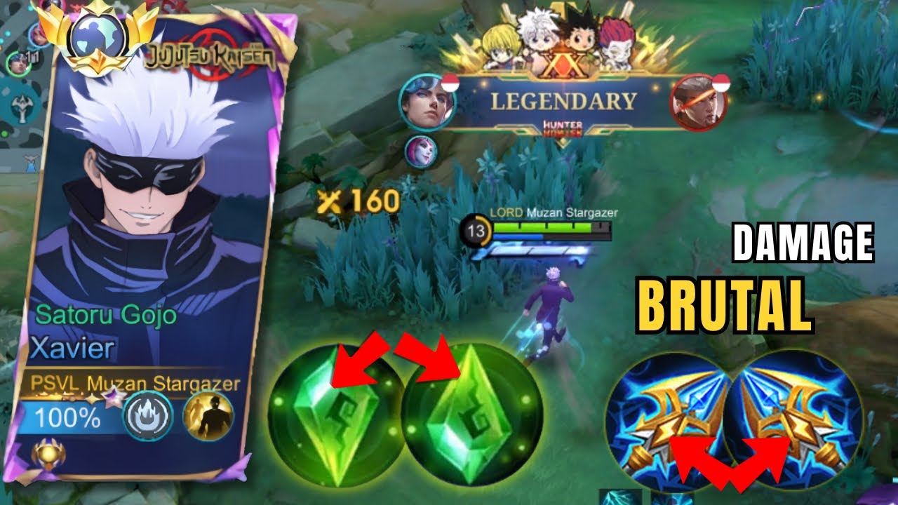RAHASIA XAVIER DAMAGE BISA SEBRUTAL INI ! BUILD XAVIER TERSAKIT NEW SEASON ! MOBILE LEGENDS