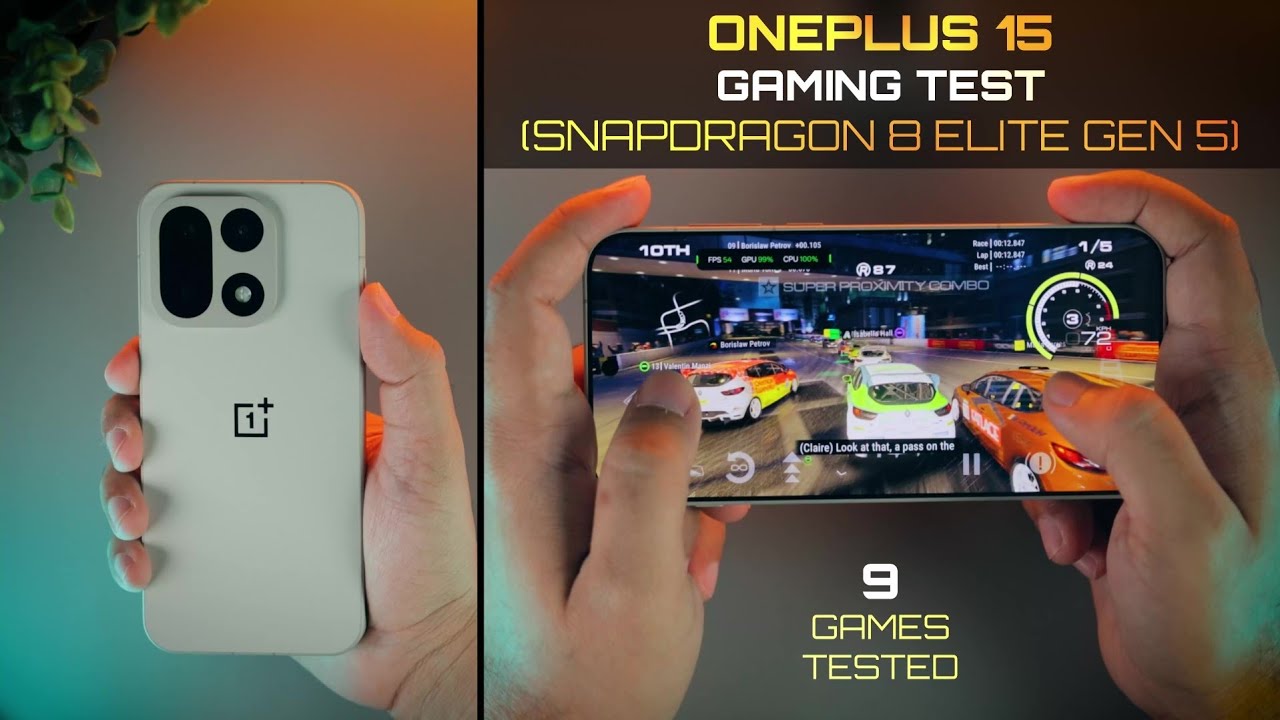 Тестирование OnePlus 15 в играх | Протестировано Snapdragon 8 Elite Gen 5 | Протестировано 9 игр