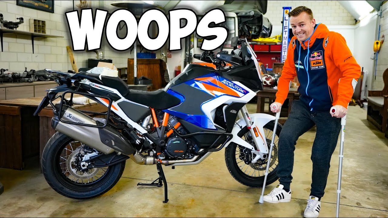 I Crashed AGAIN & 1290 Super Adventure R Tires Update!