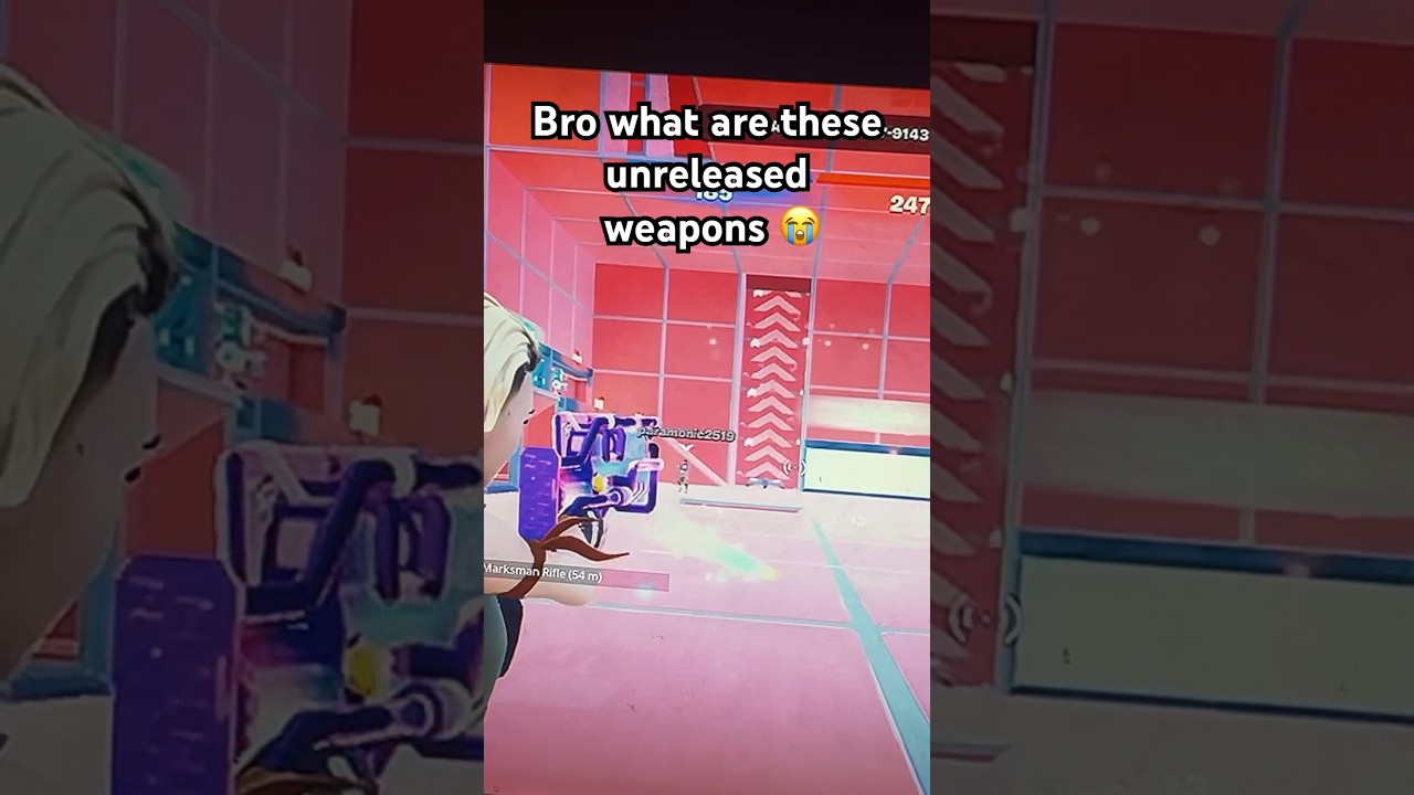 some goofy ahh unreleased weapons I have 💀#shorts #fortniteshorts