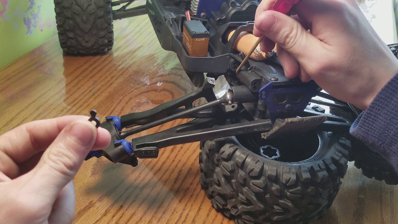 E revo 2.0 how to replace right  front  a arm