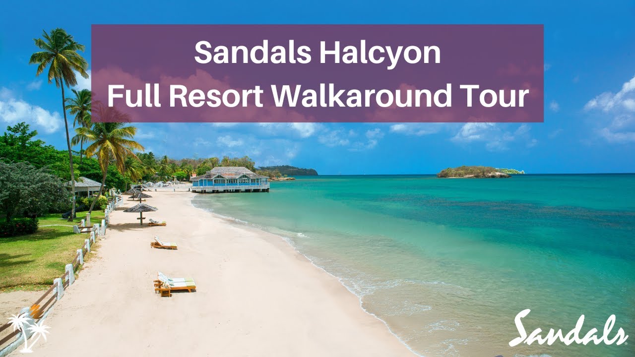 Sandals Halcyon Beach | Full Resort Walkabout Tour | An Insider Look With Your Sandals Experts