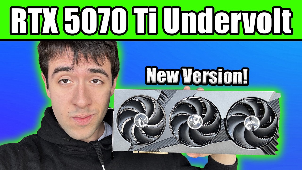Понижайте напряжение RTX 5070 Ti для увеличения FPS и снижения температуры! — Руководство