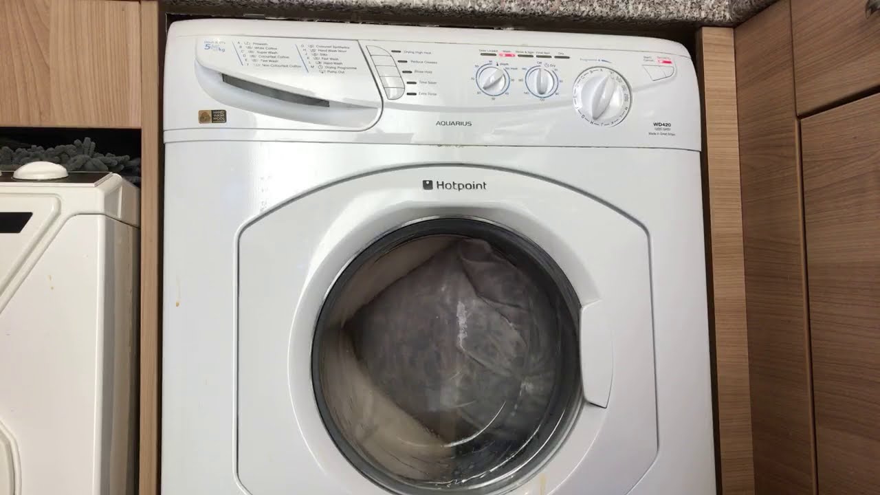 Hotpoint Aquarius WD420 Fast Wash 60 + Prewash (A + E)