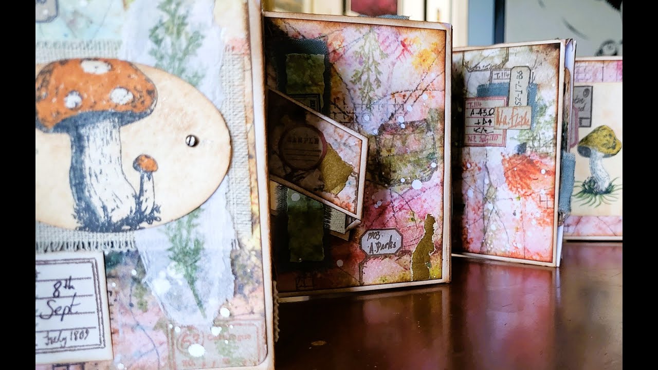 Botanical Lab Accordion using @TracieFoxCreative Stamps