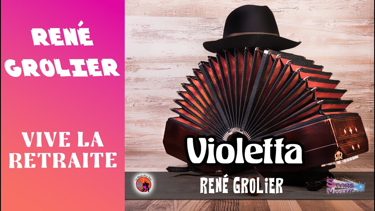 Violetta. - René Grolier. Accordéon Musette. Les Meilleurs Morceaux. Vive la retrait. (Tango)