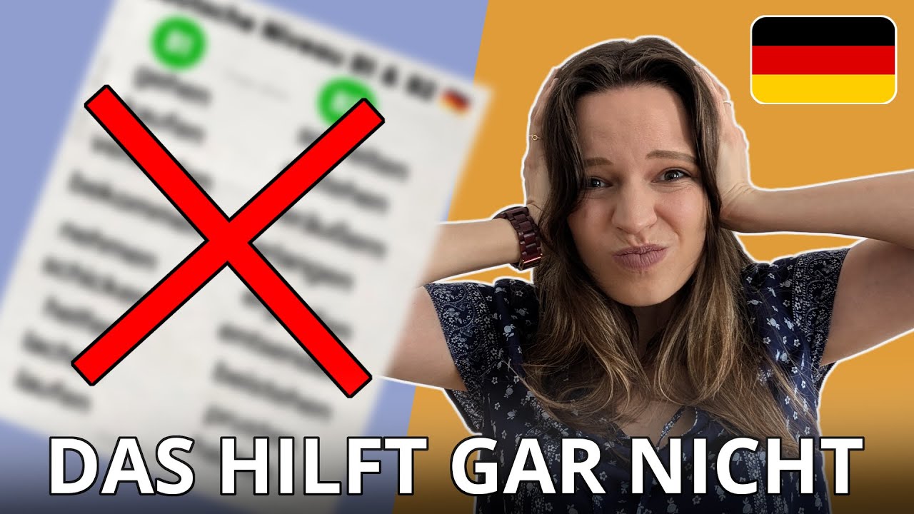 Sind B1-Verben schlechter als B2-Verben? - Deutsch lernen - schwer gemacht: Folge 1 (mit Humor)
