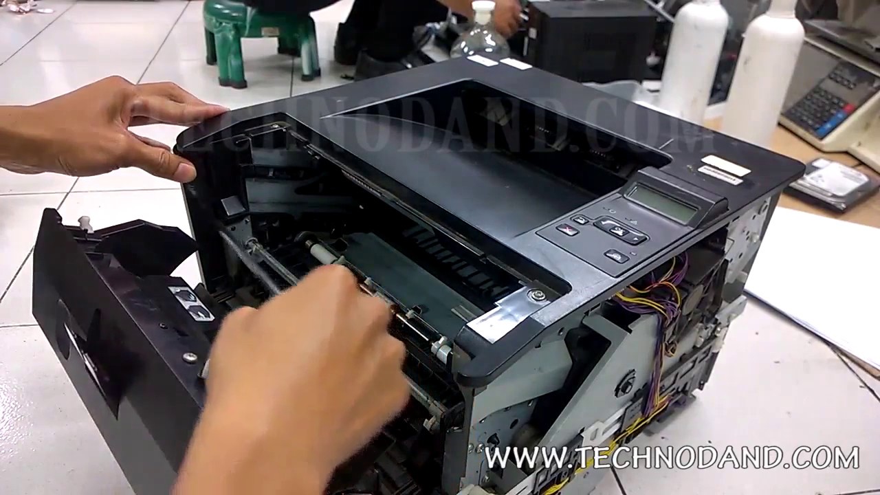 How to Replace Fuser Film Sleeve And Pressure Roller HP Laserjet Pro 400 m401n - Part 1