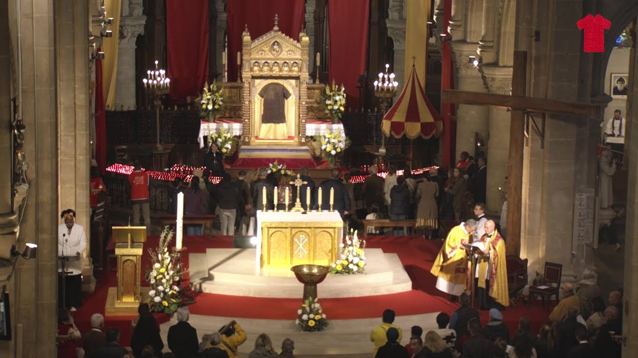 Ostension 2025 - Dimanche 20 avril - Vêpres à la Basilique d'Argenteuil (95)