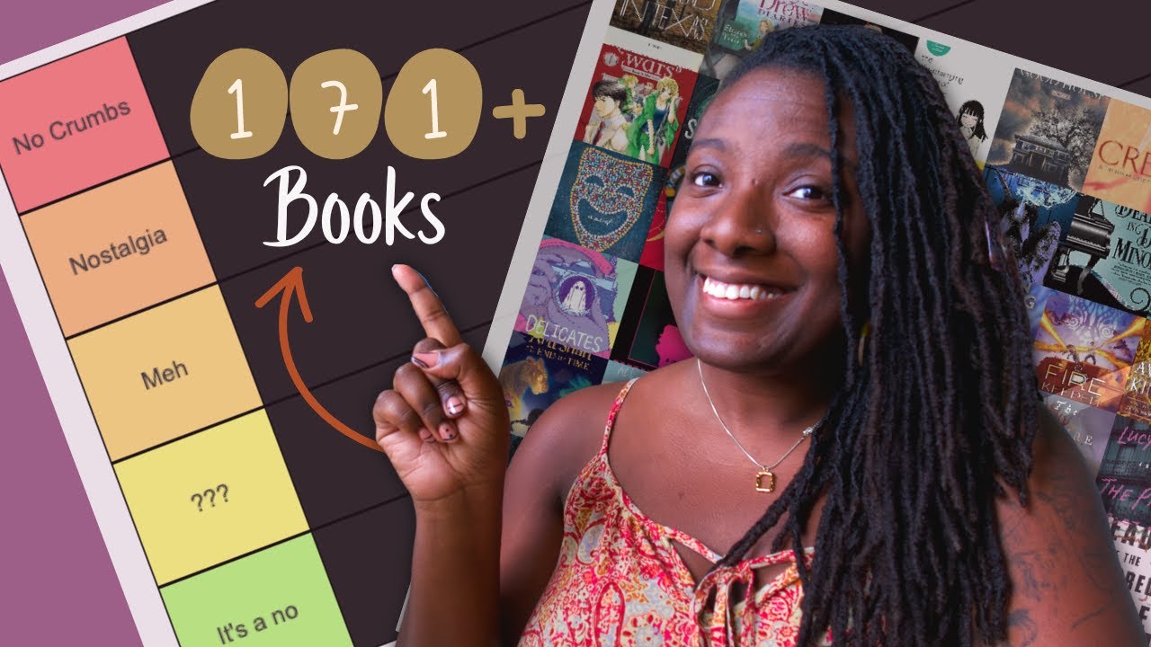 Booktuber Tier Ranks 170+ Books of 2022 (so far)