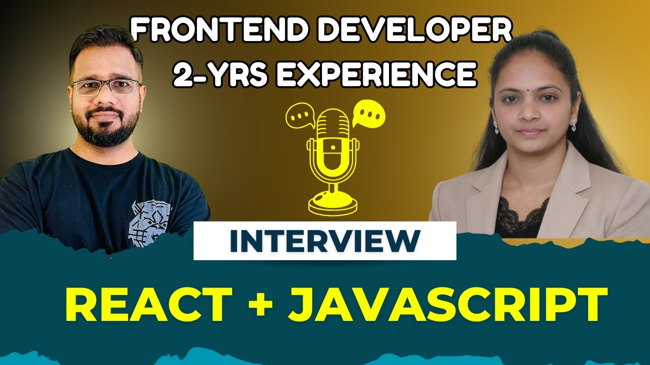 React Developer Mock Interview | 2+ Years Experience | Real Interview Questions