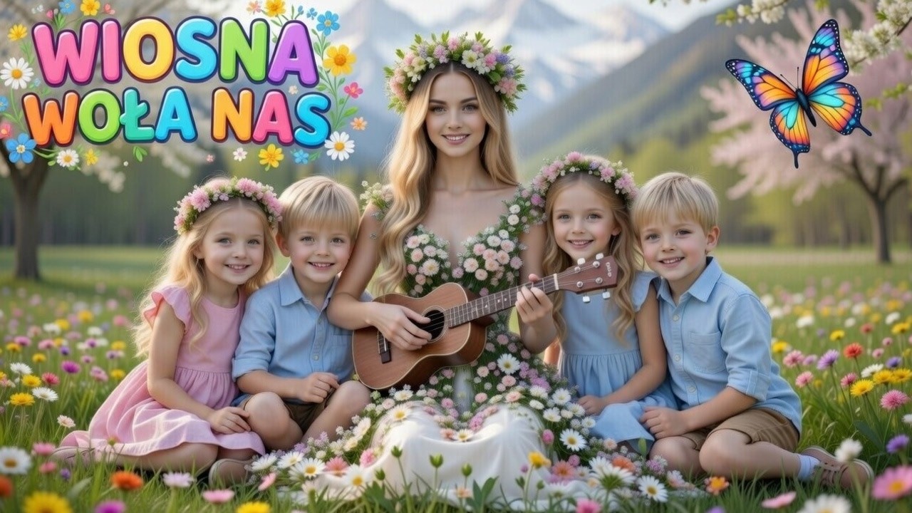 WIOSNA WOŁA NAS 🌸 Piosenka o wiośnie 🌞 Wiosna 2026 🌱 Wiosenna piosenka dla dzieci | Powitanie wiosny