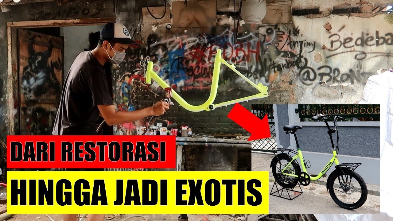 Merakit Sepeda Minion Setelah Restorasi / Assembly Minion Bike After Restoration #satisfyingvideo