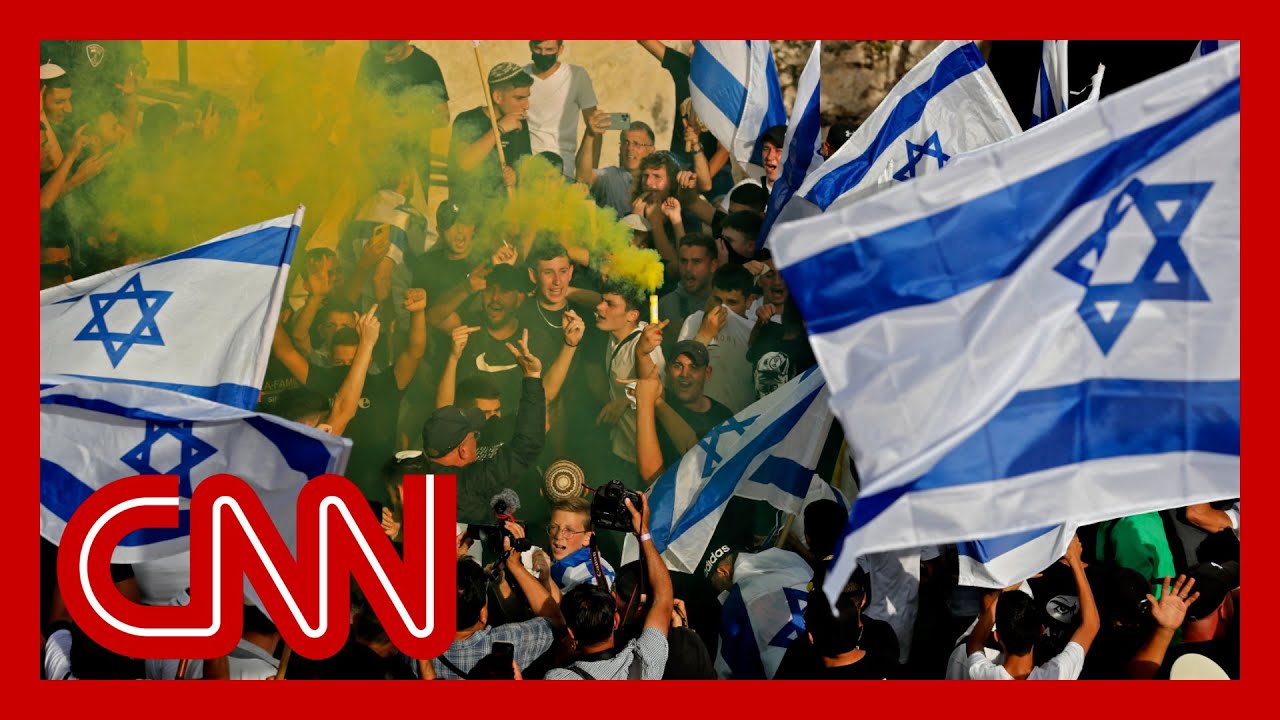 Tensions boil over as Jewish nationalists march through Palestinian district of Jerusalem's Old City