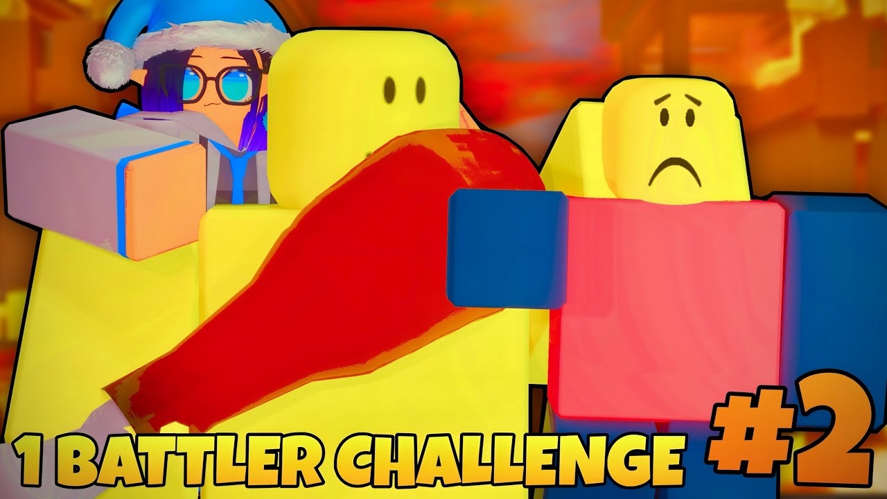 THIS IS GETTING WAY MORE FUN! | Roblox | [The Battle Bricks: Chapter 2 One battler challenge]