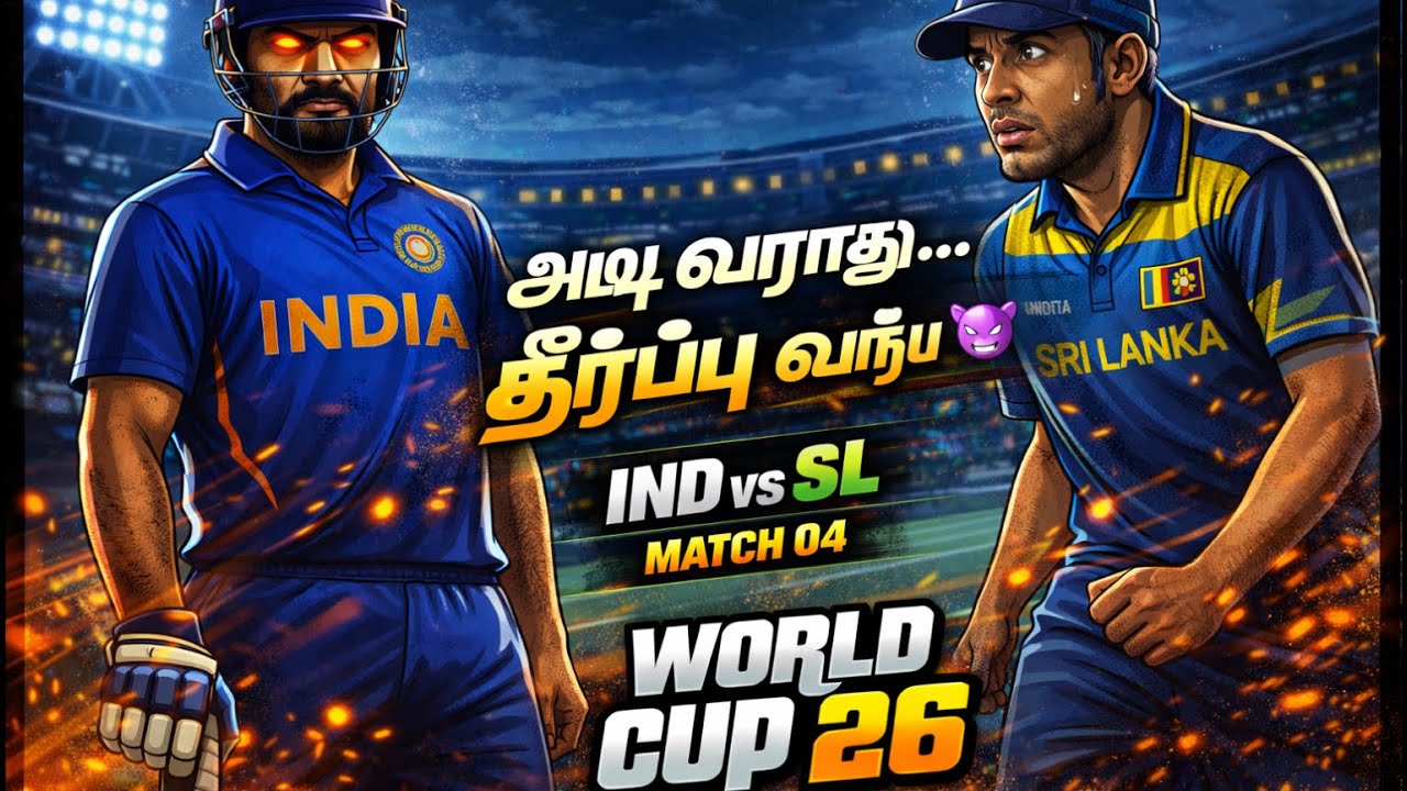 IND vs SL || T20i World Cup 26 || Live Gameplay Tamil || Match 04 Full Action || #T20worldcup #Cric