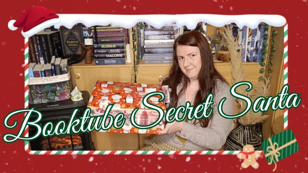 Booktube Secret Santa csomagbontás | 2025 | pontosvesszőparipa