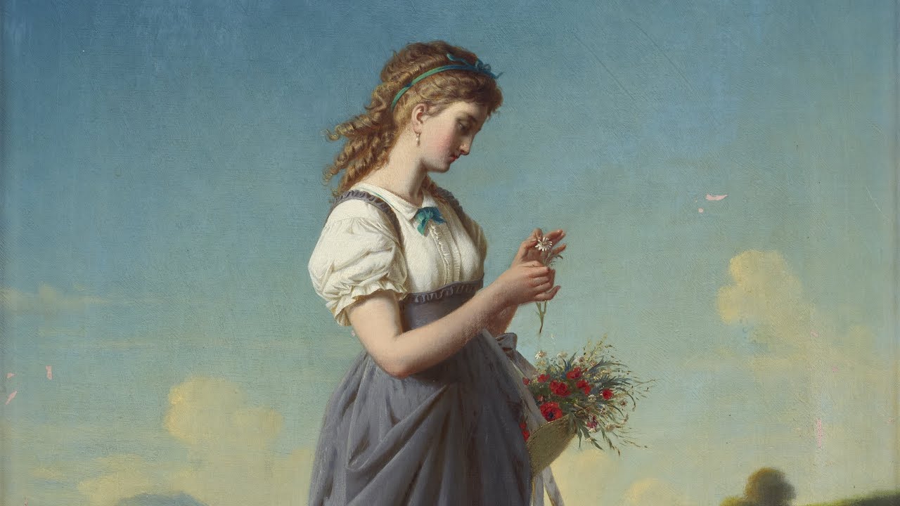 picking flowers in open fields of your village