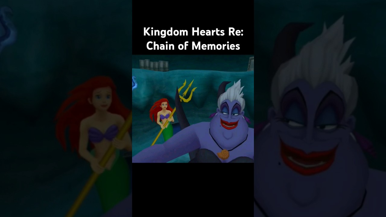 Ursula wants the Trident Kingdom Hearts Re Chain of Memories #kingdomhearts #chainofmemories #ariel