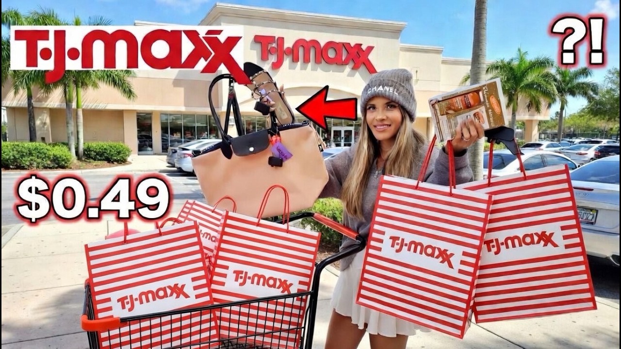 I WENT NO LIMIT AT TJ MAXX.... Girly Shopping Spree This Designer Find Was $0.49?!