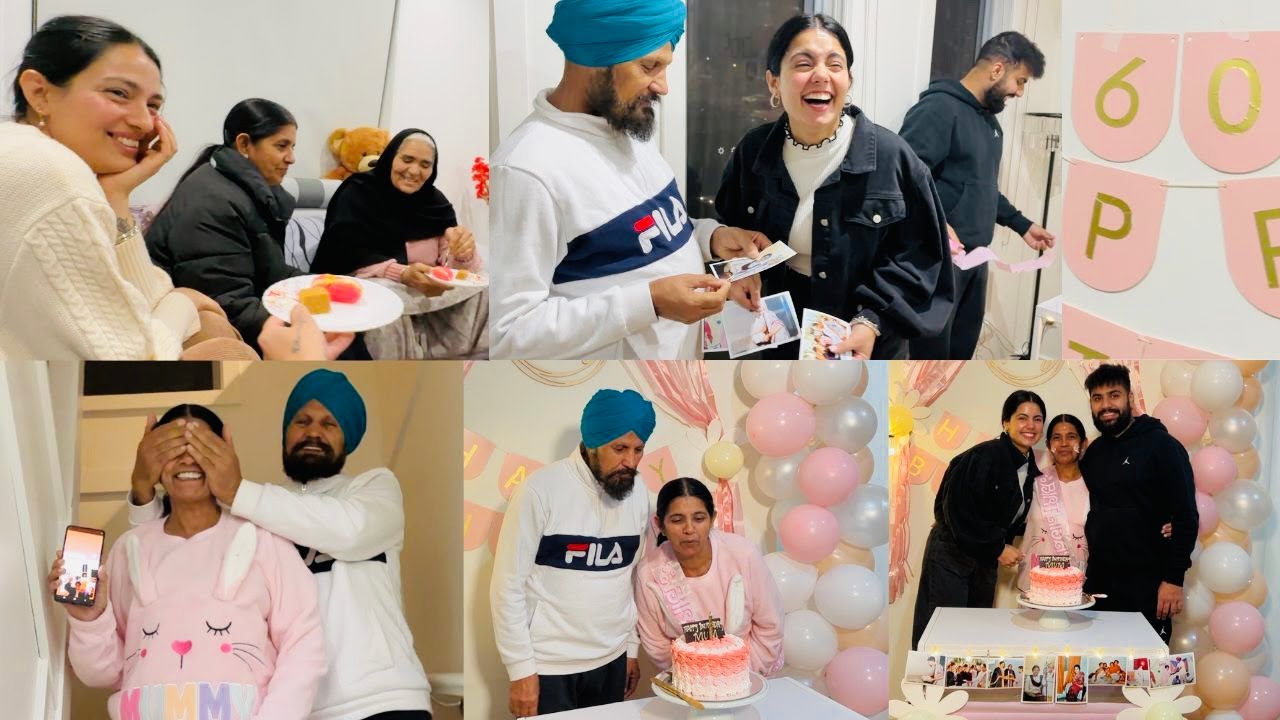 60th BIRTHDAY PRANK WITH SASU MAA | MUM's FIRST BIRTHDAY CELEBRATION IN AUSTRALIA | INDER & KIRAT