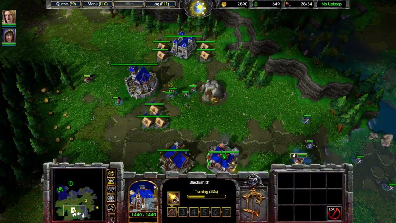 Warcraft 3 Reforged - Human Campaign - Chapter 4: The Cult of the Damned