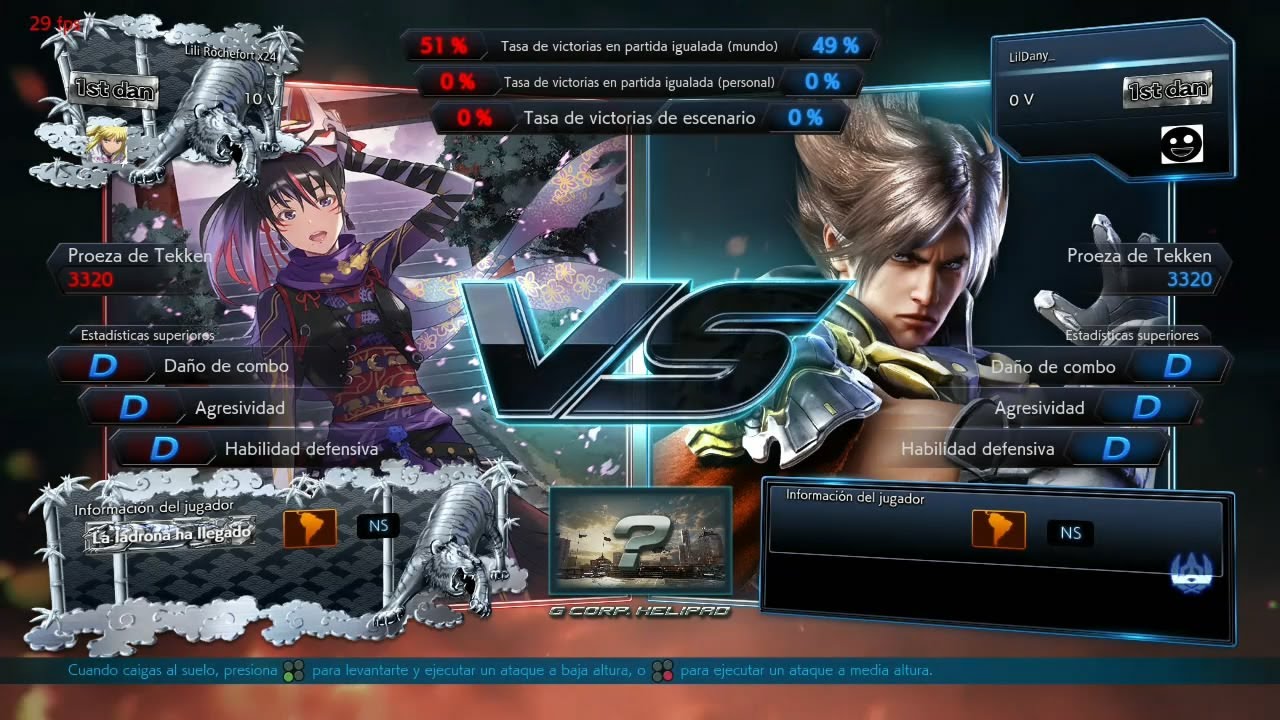 _ 587_6 D Kunimitsu Ryona ( Uchiha x24 ) vs Lars (LilDany_) - Tekken 7 Online  sin Grafica