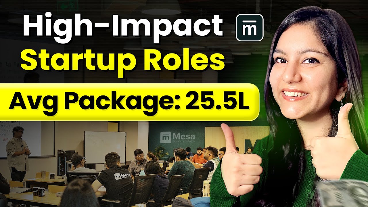Startup Roles at 25.5L Avg CTC | Mesa School of Business: Placements, Fee, Admissions & More