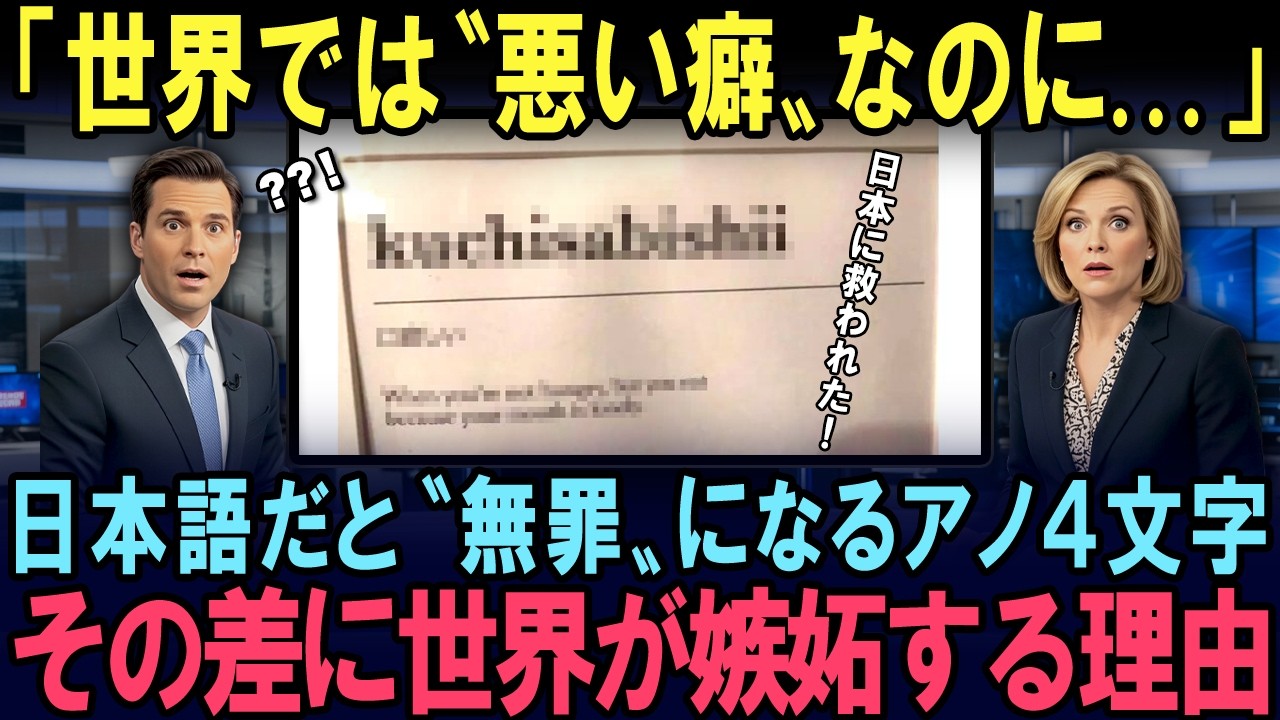 【海外の反応】「日本人はたった