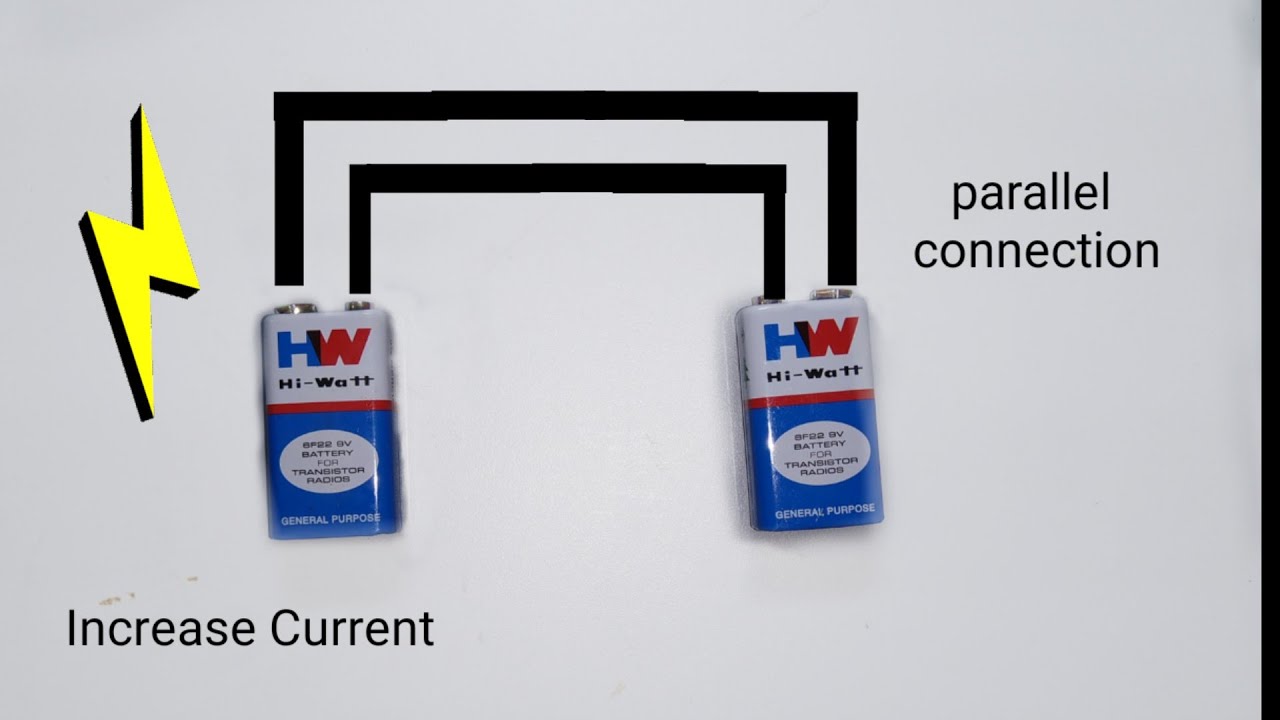 how to connect two batteries in parallel Connection