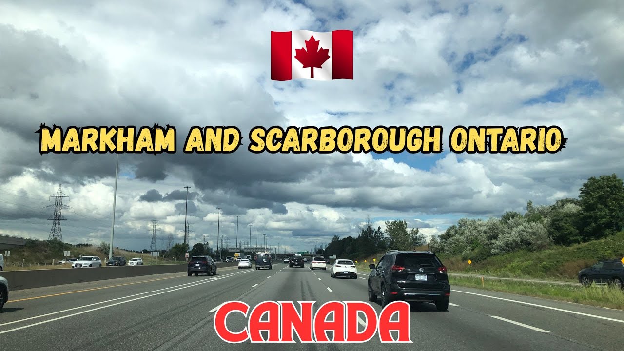 Markham and Scarborough Ontario Canada, Tour Thru My Dash Cam