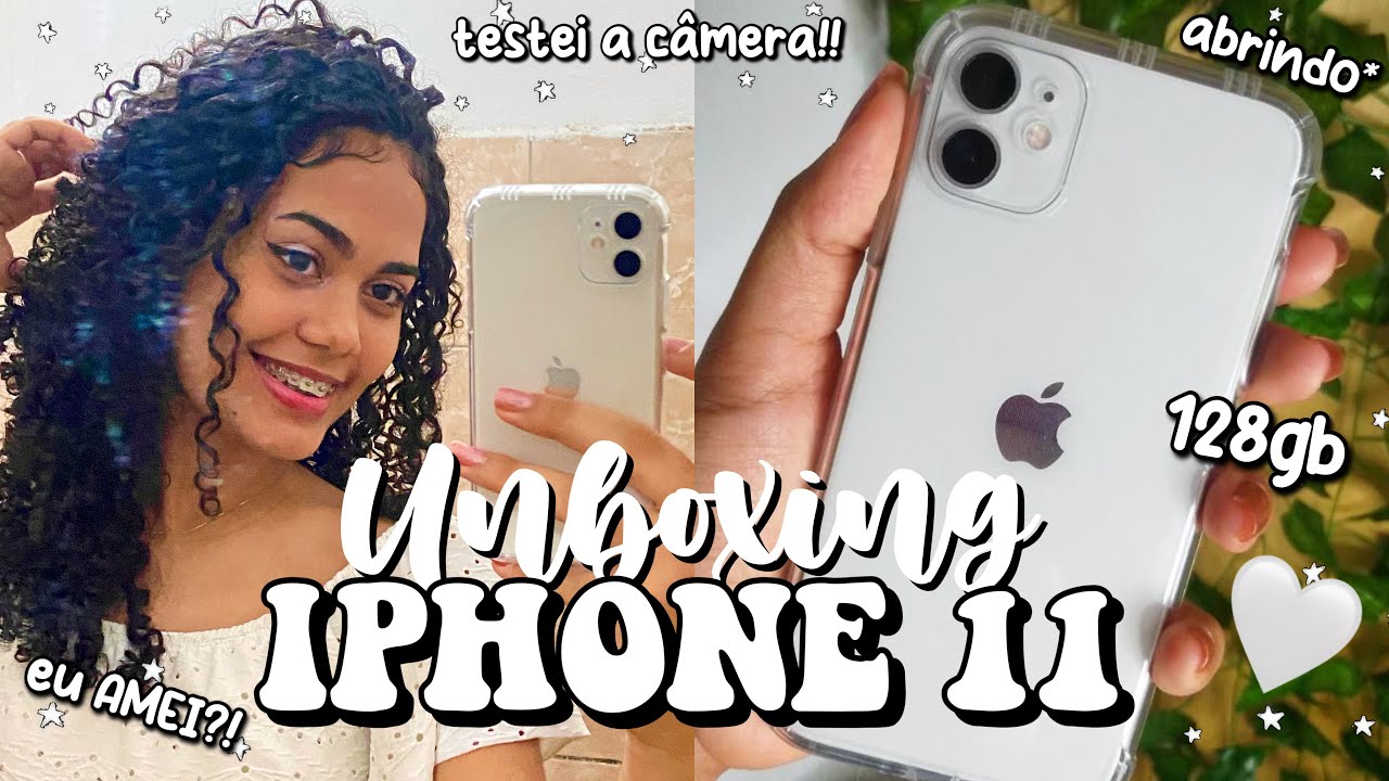 MEU NOVO CELULAR | IPhone 11🤍 unboxing! (testei a câmera) 128gb, primeiras impressões, mostrei tudo
